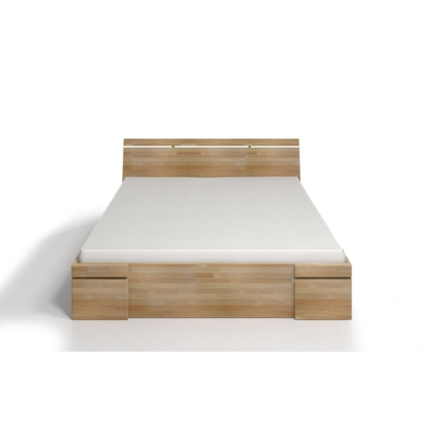 Łóżko drewniane bukowe z szufladami SPARTA Maxi & DR 120/200cm - Skandica