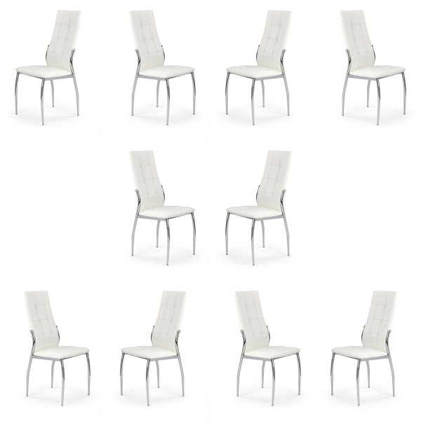Dziesięć krzeseł białych - 0022