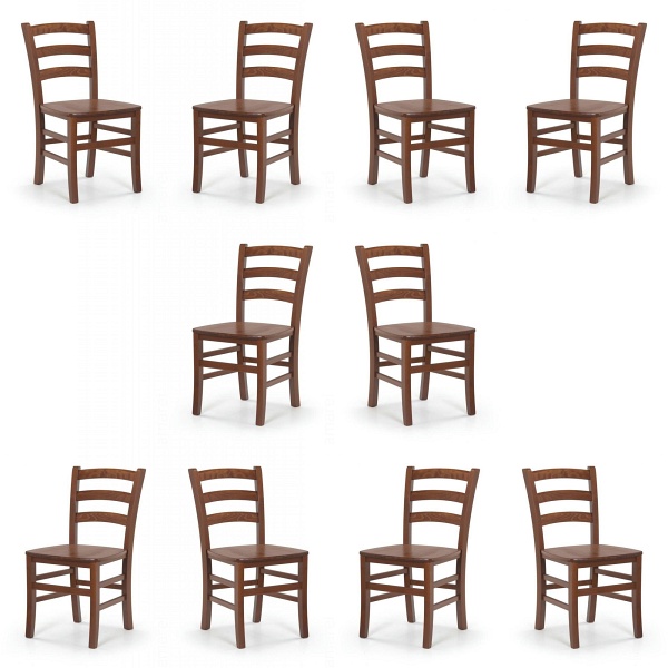 Dziesięć krzeseł czereśnia antyczna - 7099
