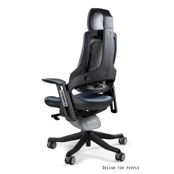 Fotel WAU czarny BL417 SLATEGREY - Unique