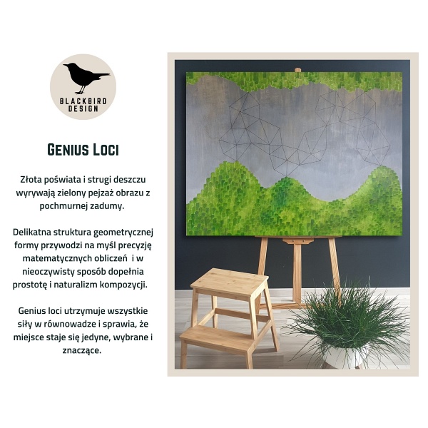 Genius Loci obraz 90x120 Blackbird Design