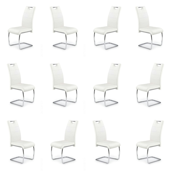 Dwanaście krzeseł białych - 0114