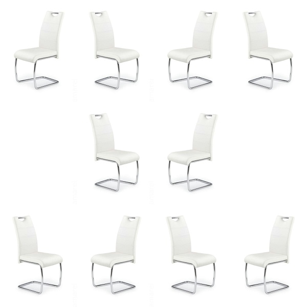 Dziesięć krzeseł białych - 0114