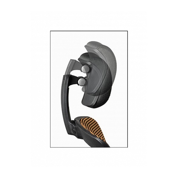 Fotel Ergon czarno - pomarańczowy - SitPlus