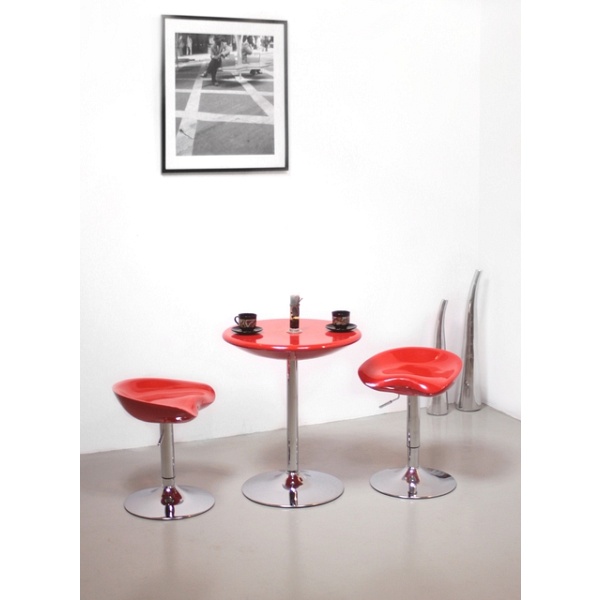 Stolik Bistro / czerwony - Unique