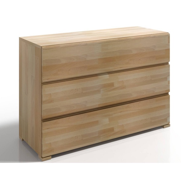 Komoda bukowa VESTRE 3 szuflady - Skandica