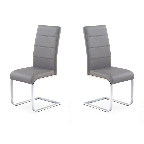 Dwa krzesła popielate - 1104