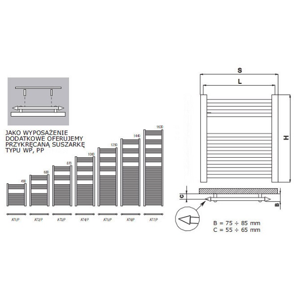 Grzejnik AT/P Radeco
