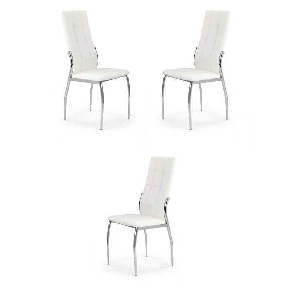 Trzy krzesła białe - 0022