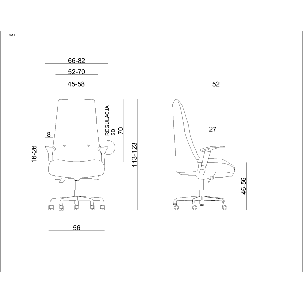 Fotel Sail HL - Unique