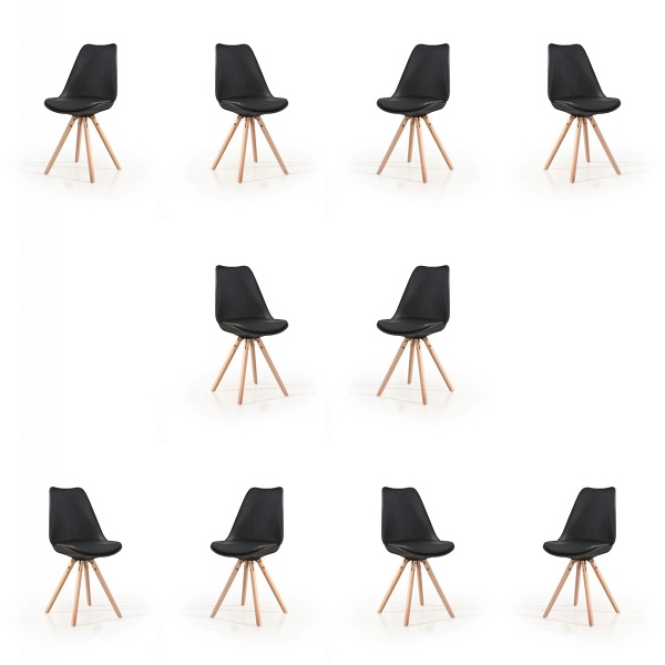 Dziesięć krzeseł czarnych - 8289