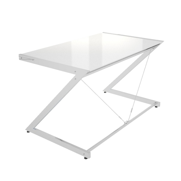 Biurko Z-Line - Chrom - Computer Desk White - Unique