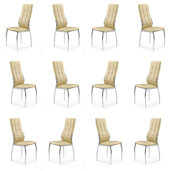 Dwanaście krzeseł beżowych - 0046