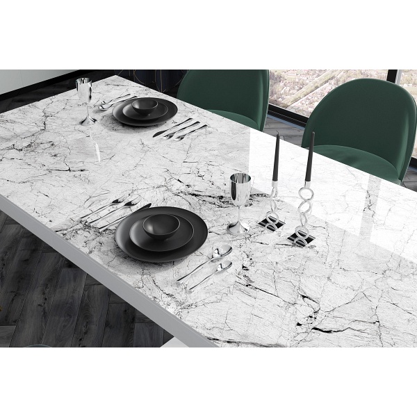 Stół Bella rozkładany marmu - Hubertus Meble