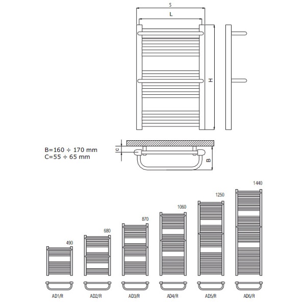 Grzejnik AD/R Radeco