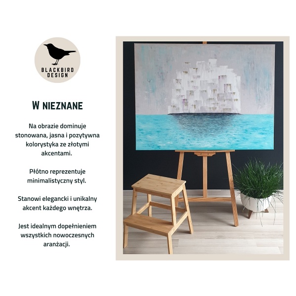 W nieznane obraz 90x120 Blackbird Design