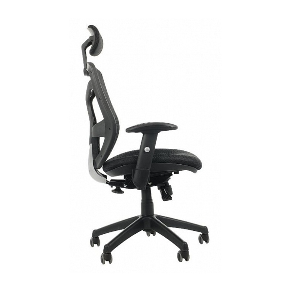 Fotel biurowy SPECTRUM HB NET czarny - SitPlus