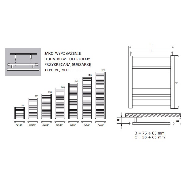 Grzejnik AD/EP Radeco