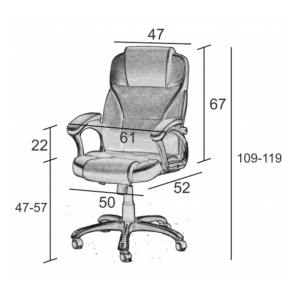 Fotel biurowy Spencer - SitPlus