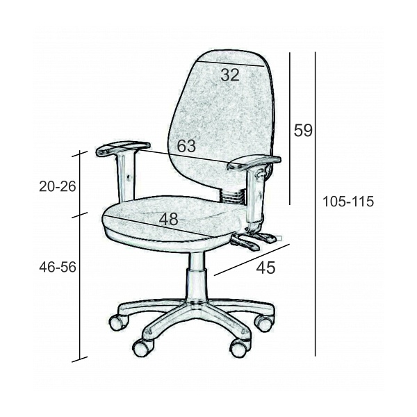 Fotel biurowy Zipper czarny - SitPlus