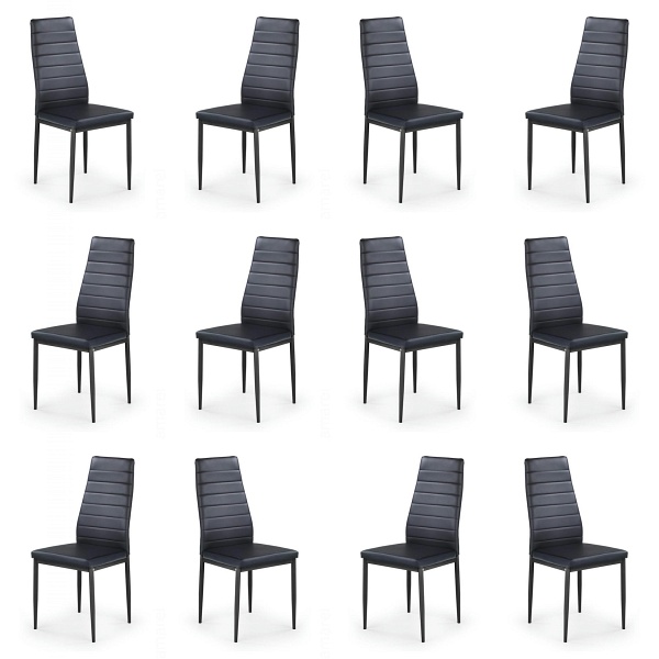 Dwanaście krzeseł czarnych - 6200