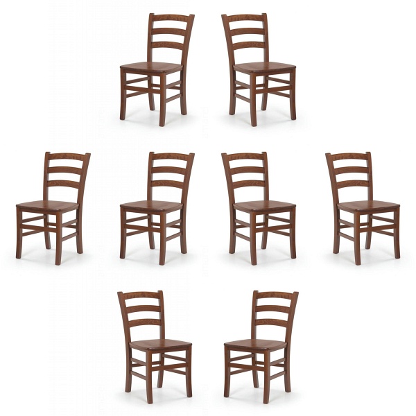 Osiem krzeseł czereśnia antyczna - 7099