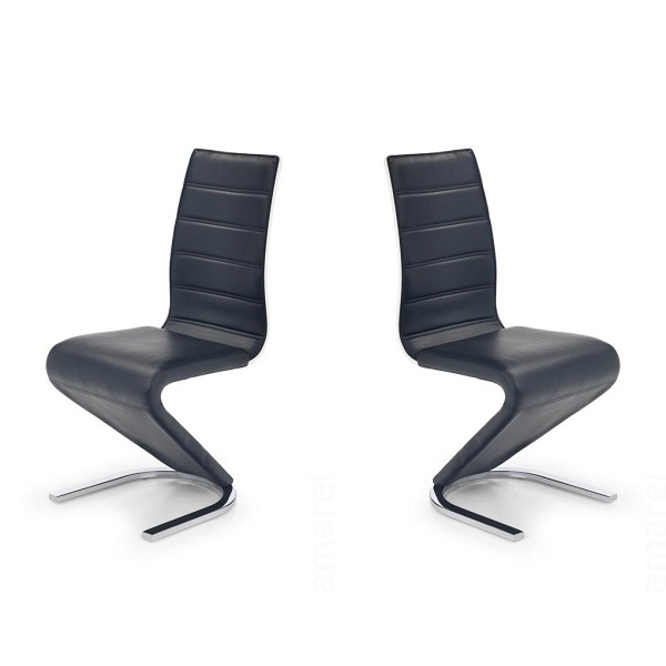 Dwa krzesła czarne - 7466