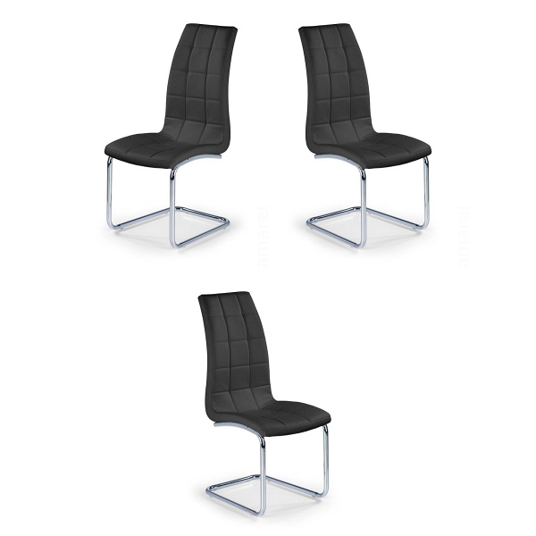 Trzy krzesła czarne - 1197