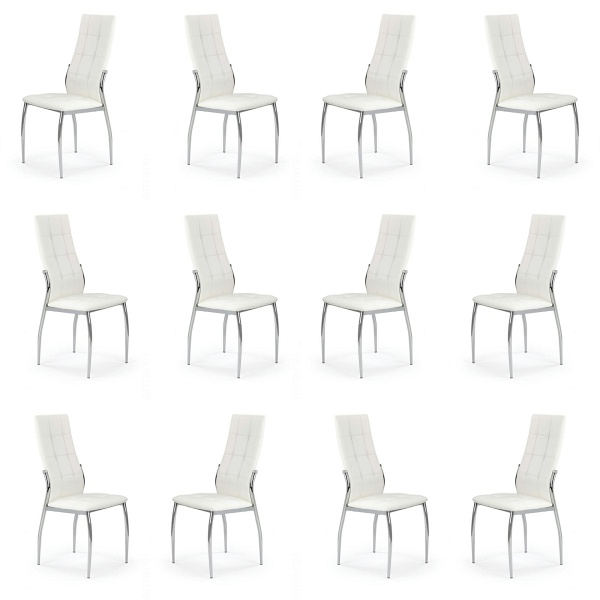 Dwanaście krzeseł białych - 0022