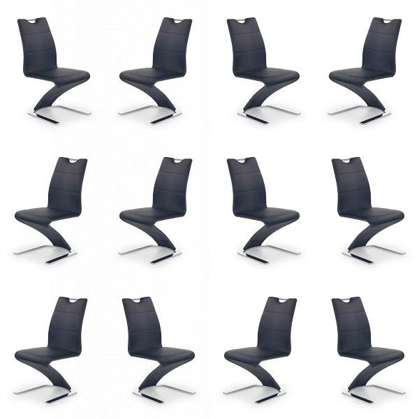 Dwanaście krzeseł czarnych - 4915