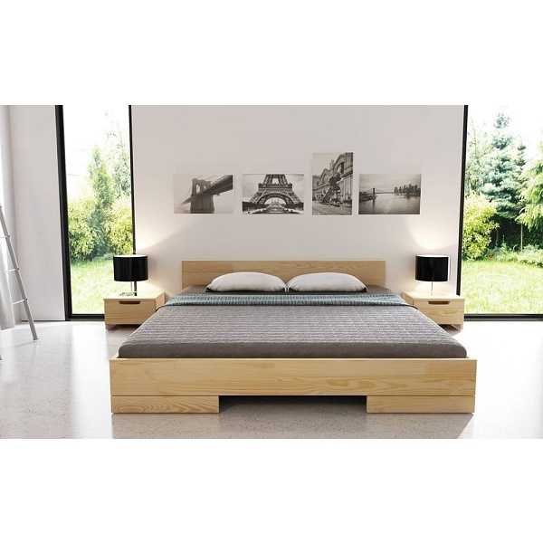 Szafka nocna sosnowa SPECTRUM niska - Skandica