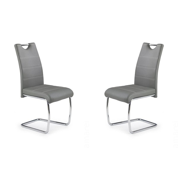 Dwa krzesła popielate - 0121