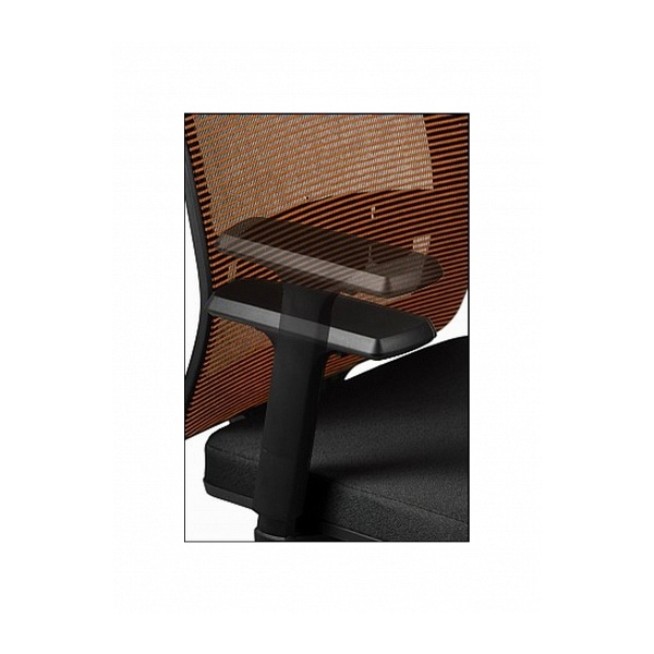 Fotel Ergon czarno - pomarańczowy - SitPlus