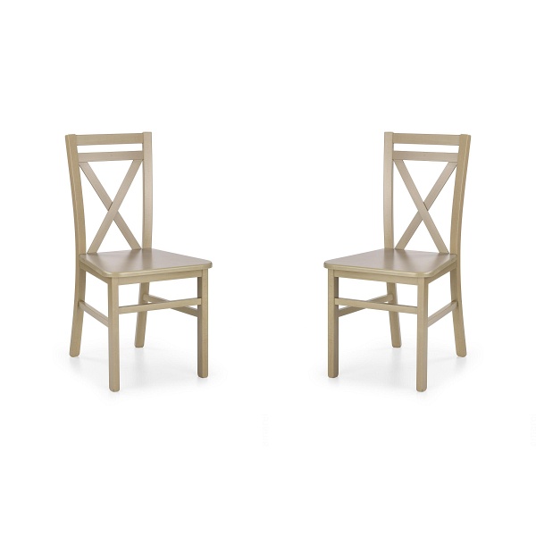 Dwa krzesła dąb sonoma - 8098