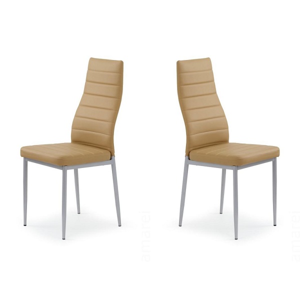 Dwa krzesła jasny brąz - 2014