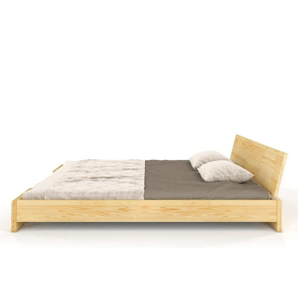 Łóżko drewniane sosnowe Vestre Niskie - Skandica