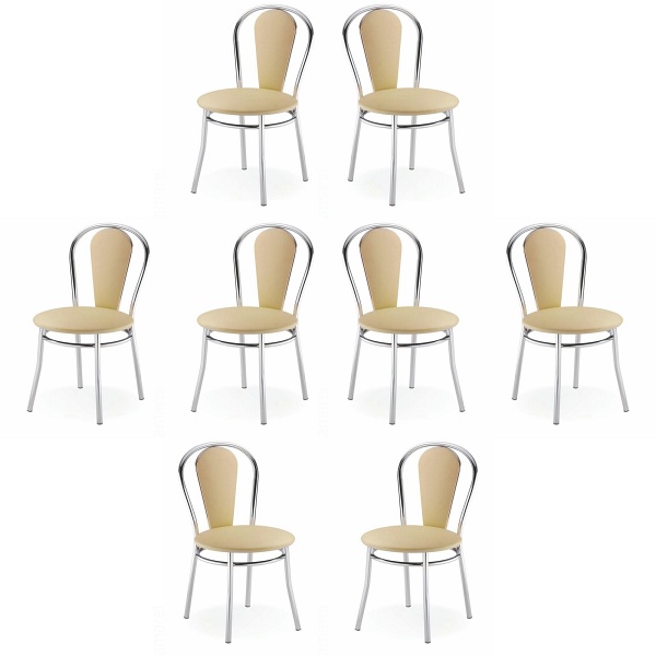 Osiem krzeseł biurowych - 7729