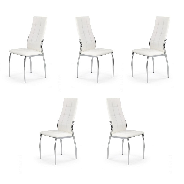 Pięć krzeseł białych - 0022