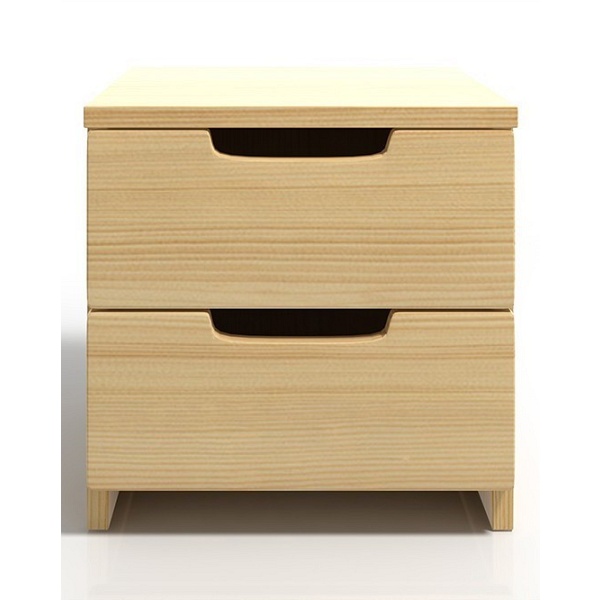 Szafka nocna sosnowa SPECTRUM wysoka - Skandica