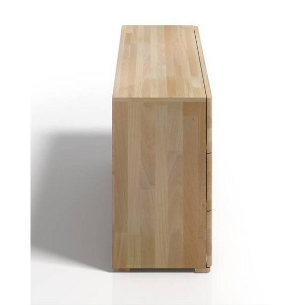 Komoda bukowa z 3 szufladami SPARTA - Skandica