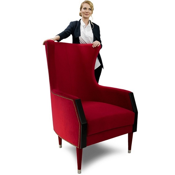 Duży wygodny fotel FREDERICK - Skandica