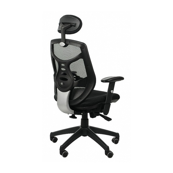 Fotel biurowy SPECTRUM HB NET szary - SitPlus