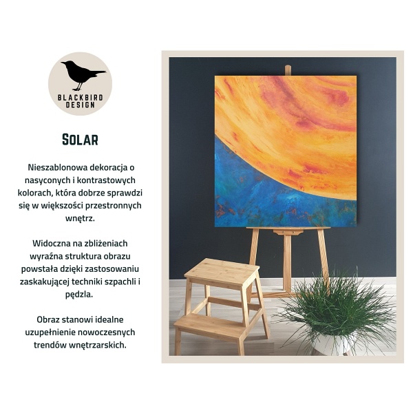 Solar obraz 100x100 Blackbird Design