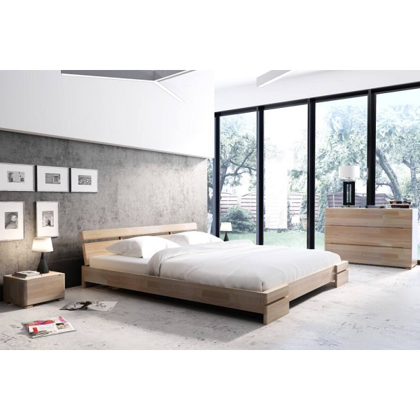 Szafka nocna bukowa SPARTA niska - Skandica