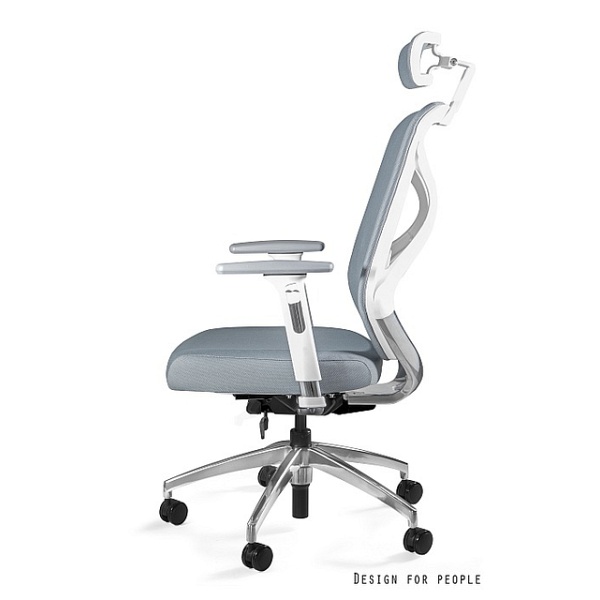 Fotel Hero biały / tkanina sm - Unique