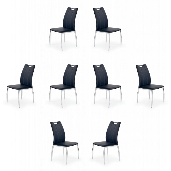 Osiem krzeseł czarnych - 4809