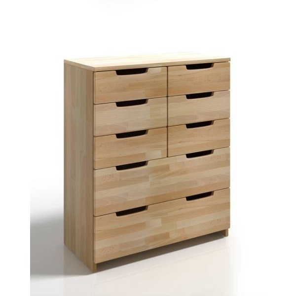 Komoda bukowa SPECTRUM 8 szuflad - Skandica