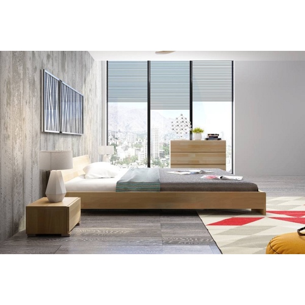 Łóżko drewniane bukowe VESTRE Long 90x220cm - Skandica