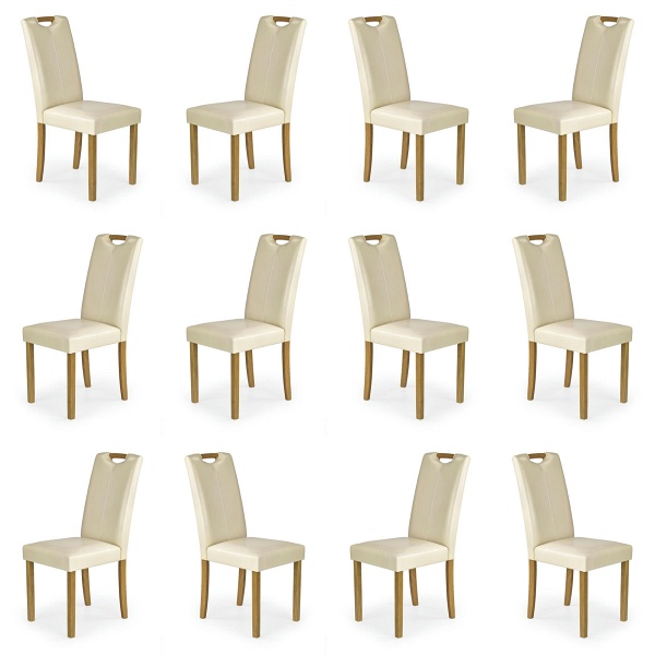 Dwanaście krzeseł buk krem - 0596