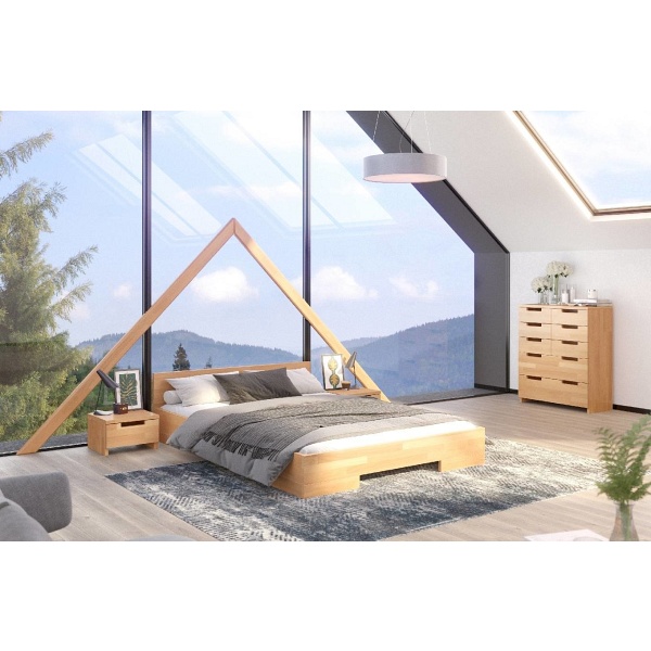 ŁÓŻKO DREWNIANE BUKOWE SKANDICA SPECTRUM LONG